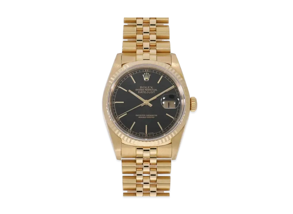 ROLEX Datejust "Black/Yellow Gold"