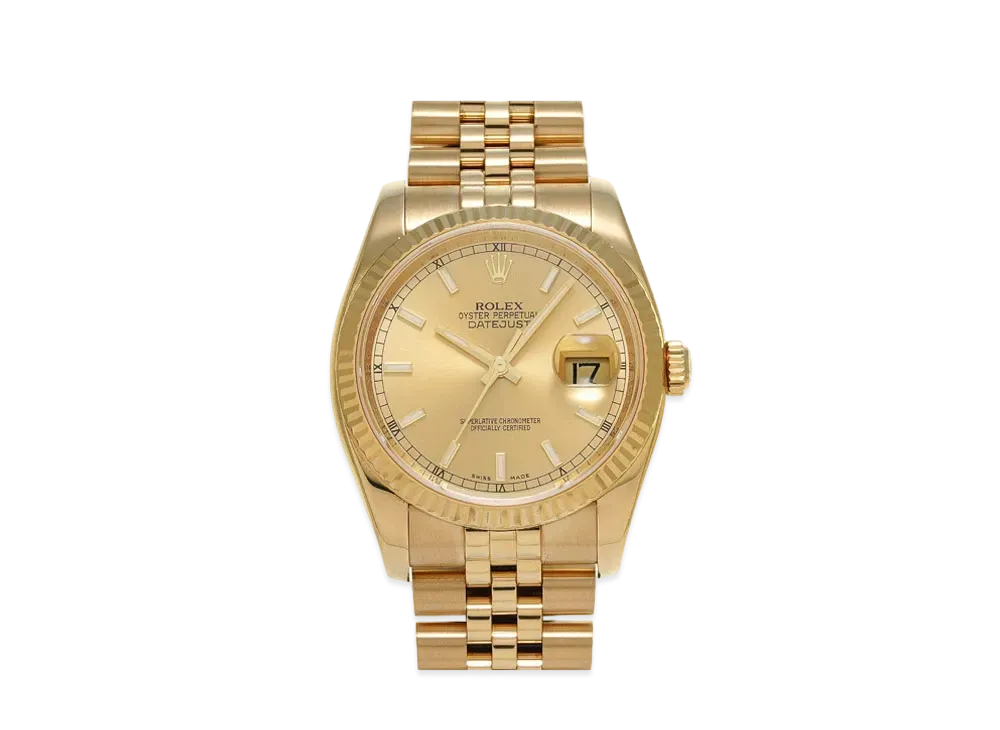 ROLEX Datejust "Champagne/Yellow Gold"
