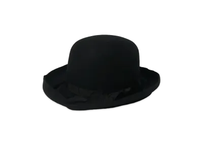 Yohji Yamamoto Pour Homme WOOL BOWLER HAT "Black"