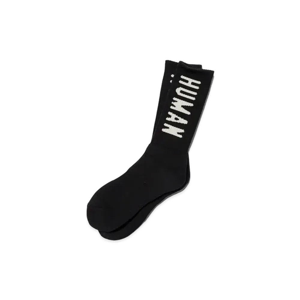 HUMAN MADE HM Logo Socks "Black"