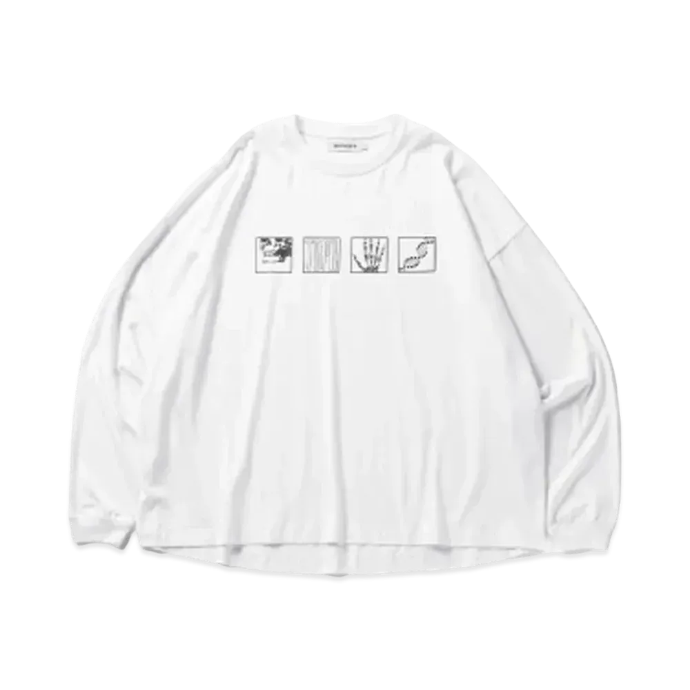 TIGHTBOOTH Evolution Long Sleeve T-shirt "White"