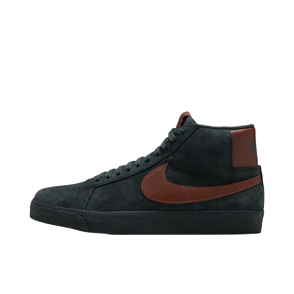 Nike SB Zoom Blazer Mid "Black Spruce/Corduroy Brown"