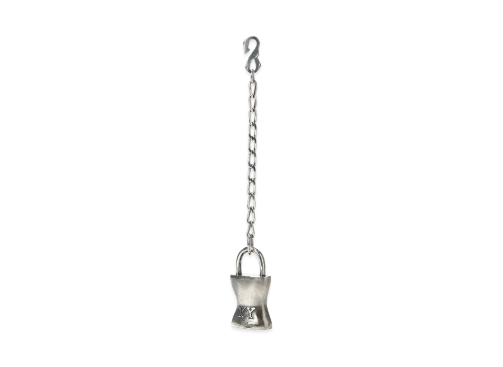 Yohji Yamamoto Pour Homme STERLING SILVER PADLOCK CHARM B "Silver"
