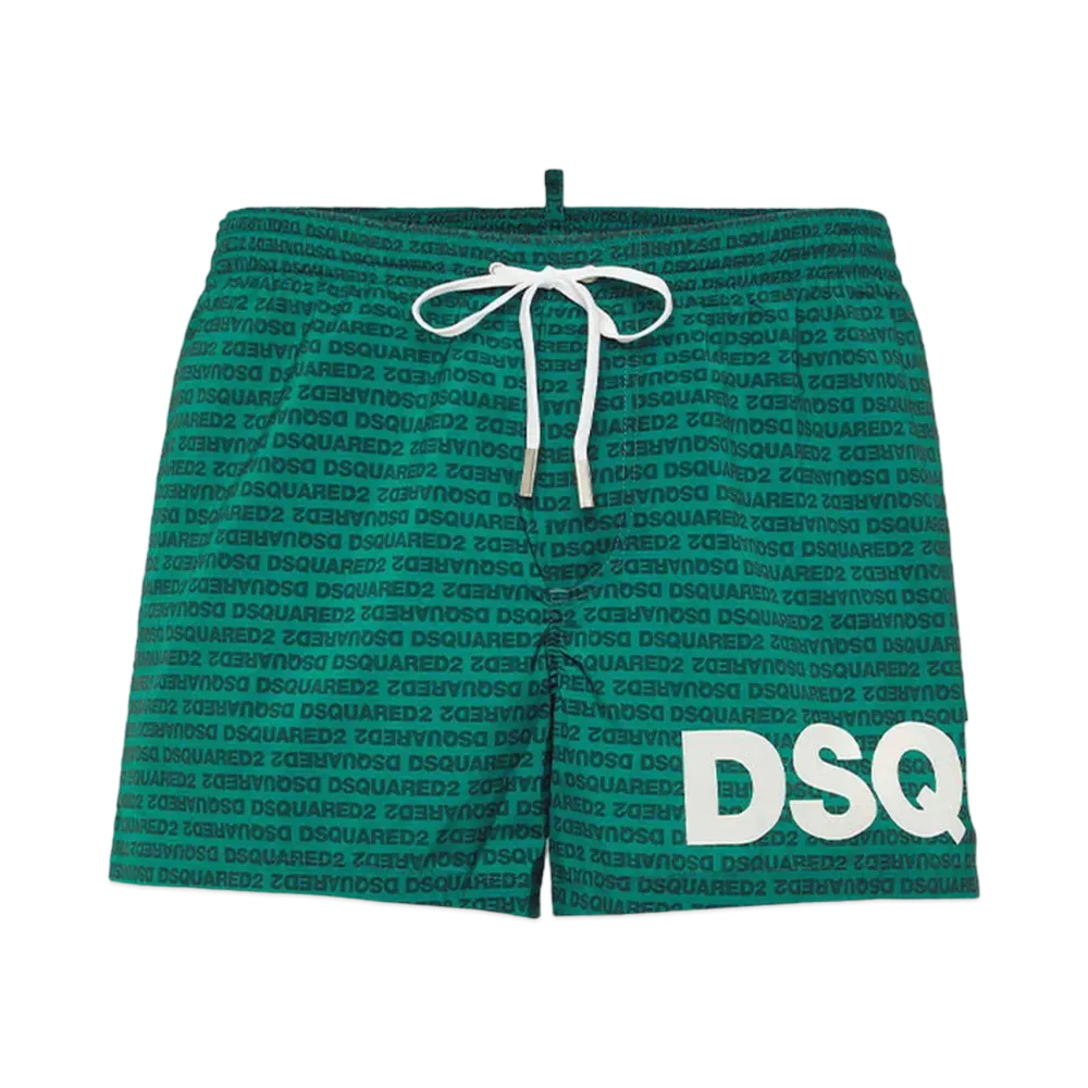 Dsquared2 Swim Boxer Midi "Green"
