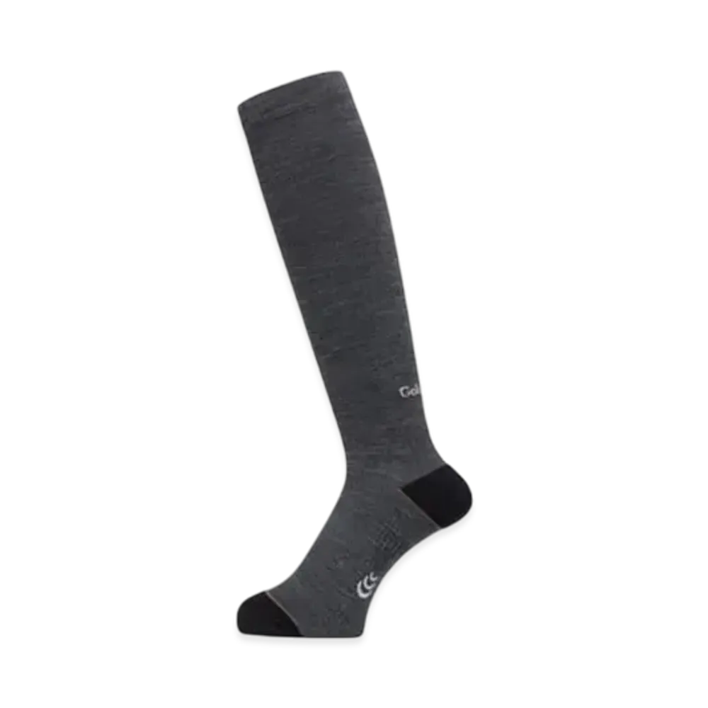 Goldwin Wool Blend Compression High Socks (C3 Fit/Unisex) "Mix Charcoal"