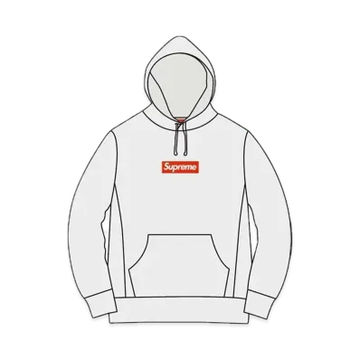Supreme Box Logo Hooded Sweatshirt "White" (16FW)