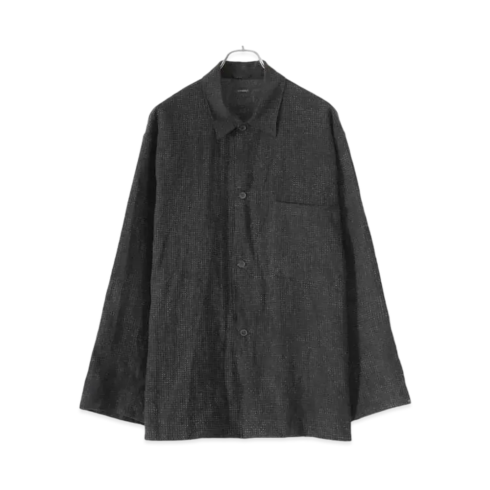 COMOLI Linen Dot Shirt Jacket "Dot"