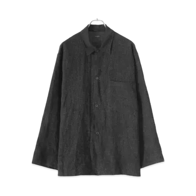 COMOLI Linen Dot Shirt Jacket "Dot"