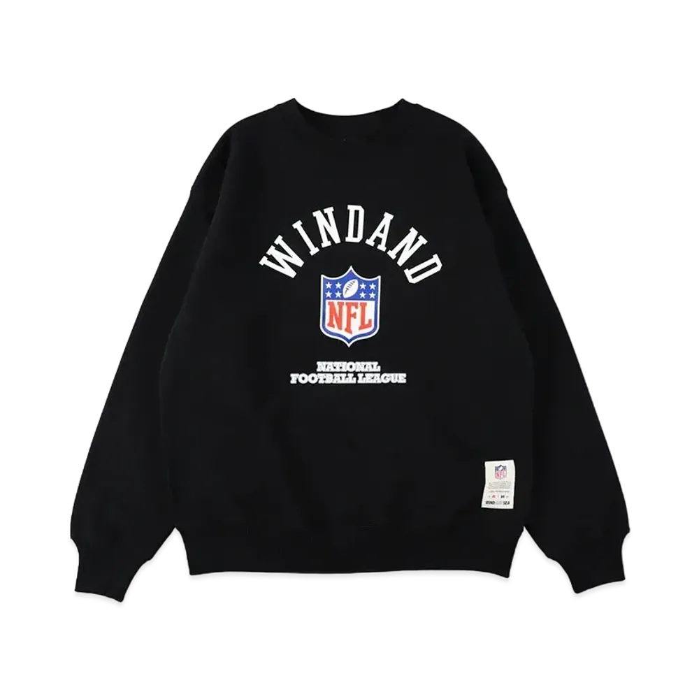 WIND AND SEA x NFL League Logo Crewneck Sweat "Black"