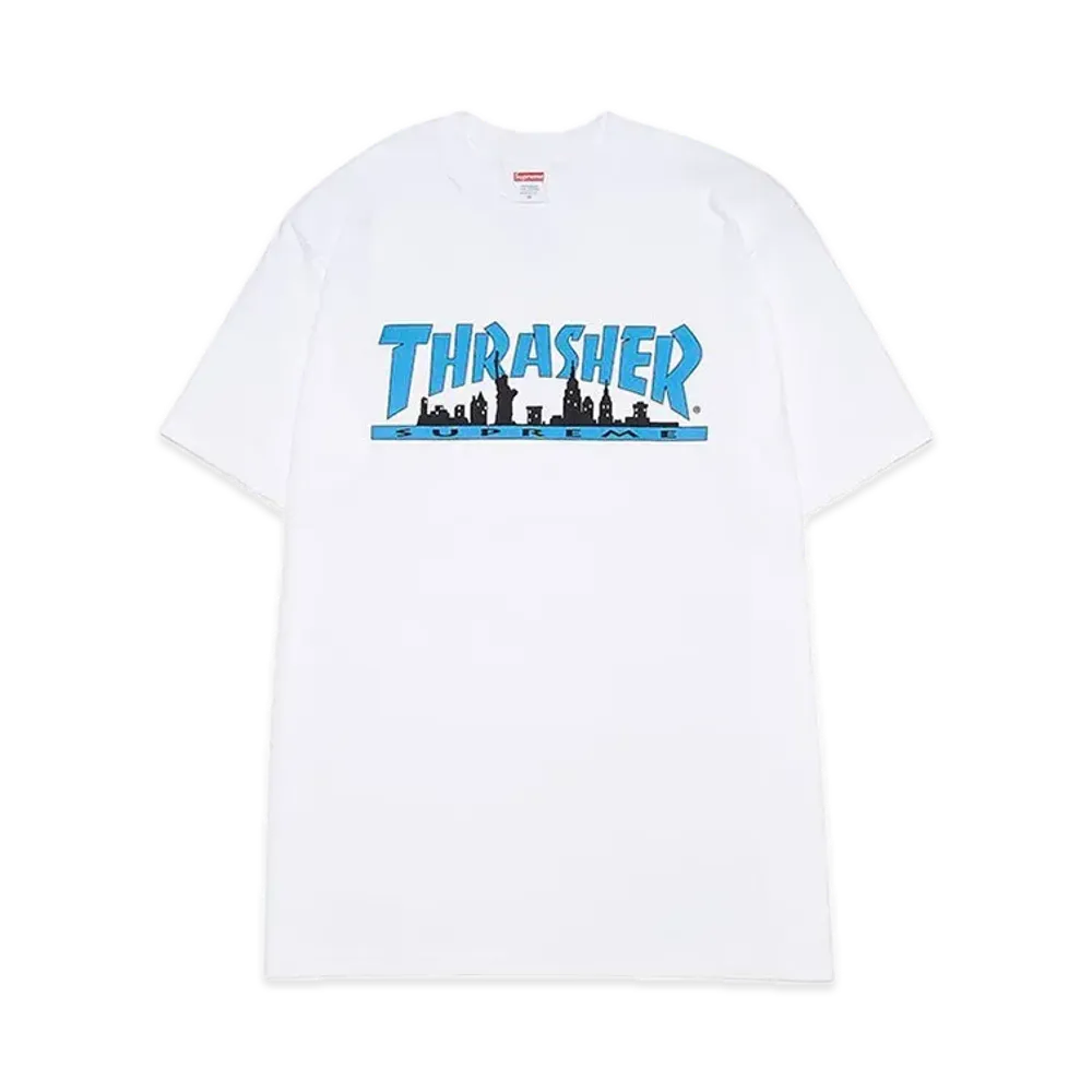 Supreme x THRASHER Skyline Tee "White"