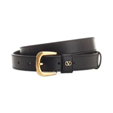 Valentino Leather Belt "Black"