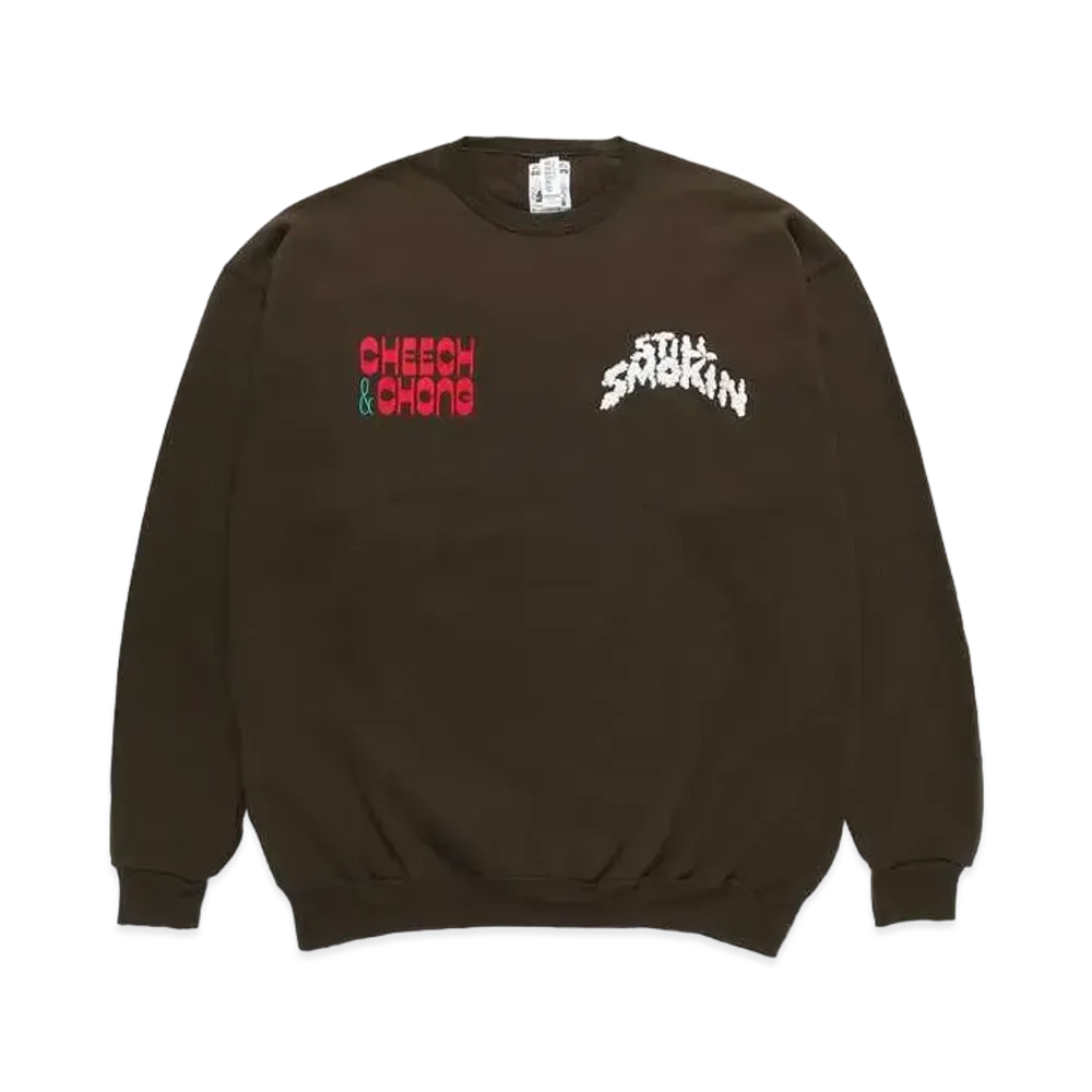 WACKO MARIA STILL SMOKIN' / SWEAT SHIRT #3 "Brown"