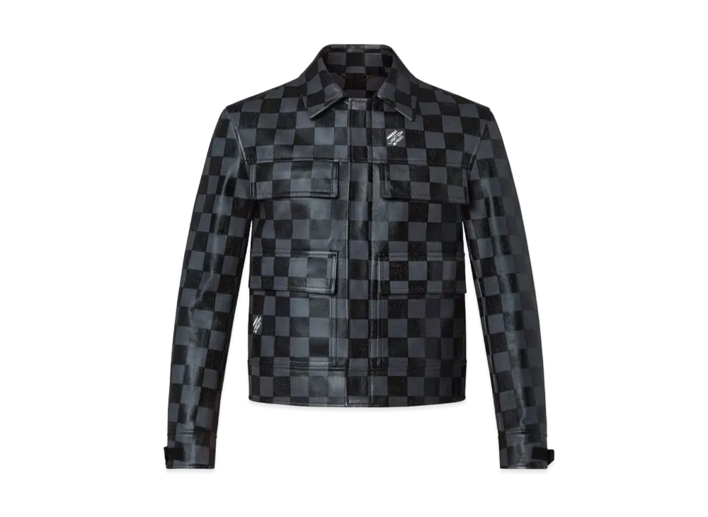 Louis Vuitton Damier Leather Jacket