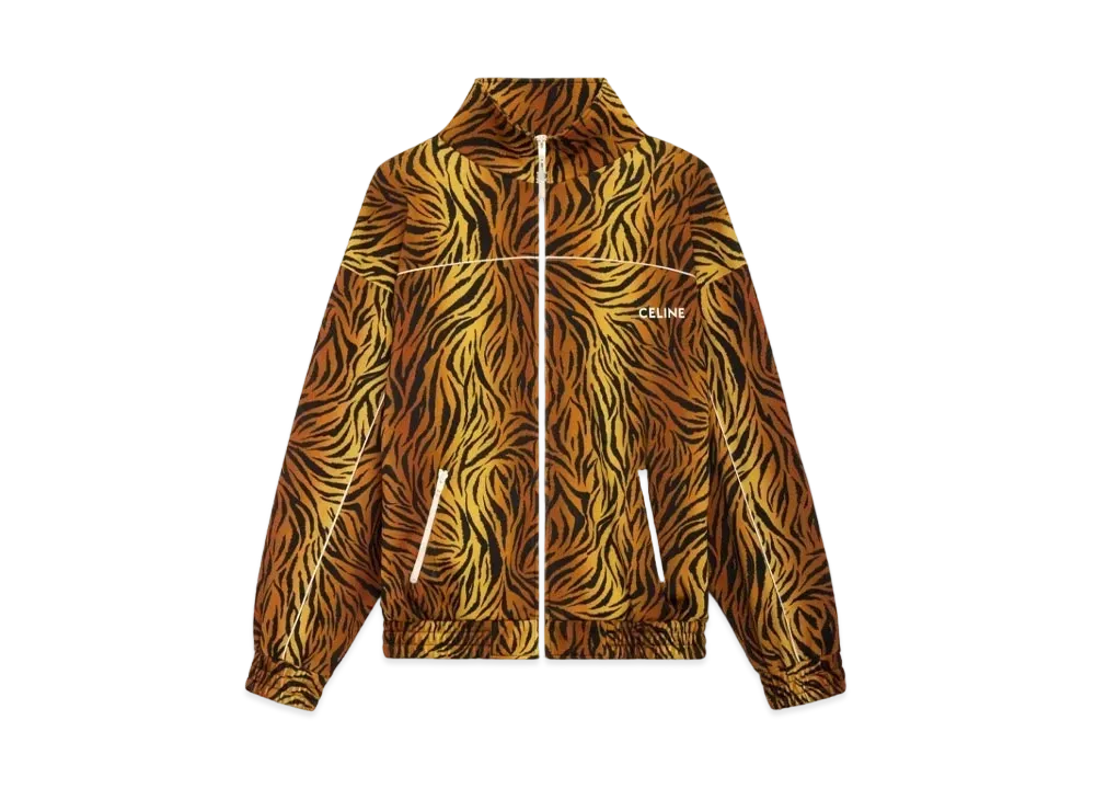 CELINE Loose Celine Sweatshirt In Double Face Jersey "Tiger"