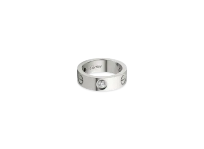 Cartier Love Ring, 3 Diamonds