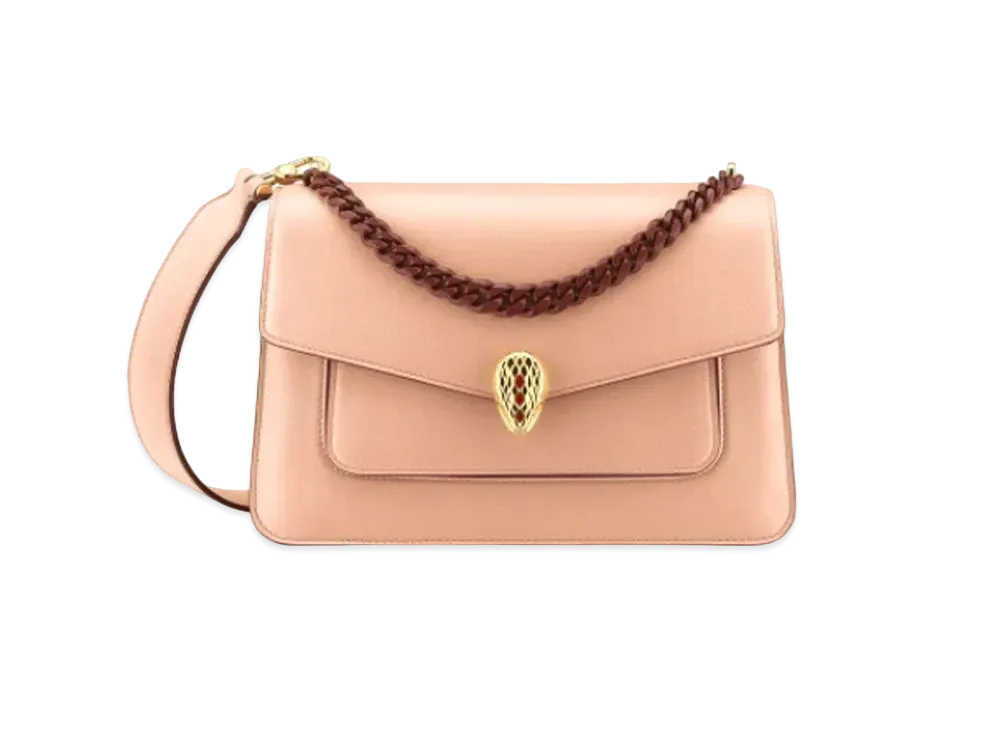 BVLGARI Serpenti Forever Crossbody Bag "Beige"