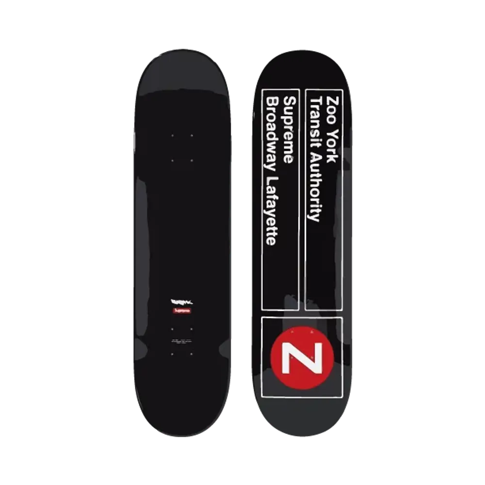 Supreme x Zoo York Skateboard "Black"