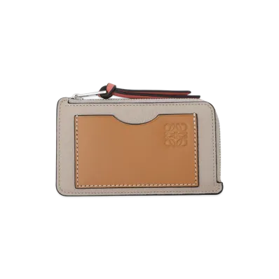 LOEWE Coin Card Holder "Light Oat/Honey"