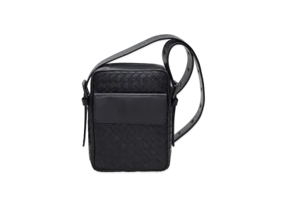 Bottega Veneta Lambskin Shoulder Bag "Grey"