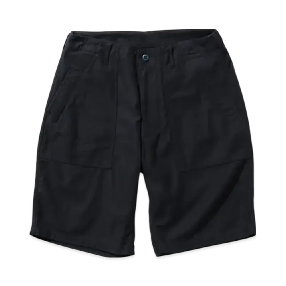 BEAMS MIL Utility Shorts Back Sateen "Navy"