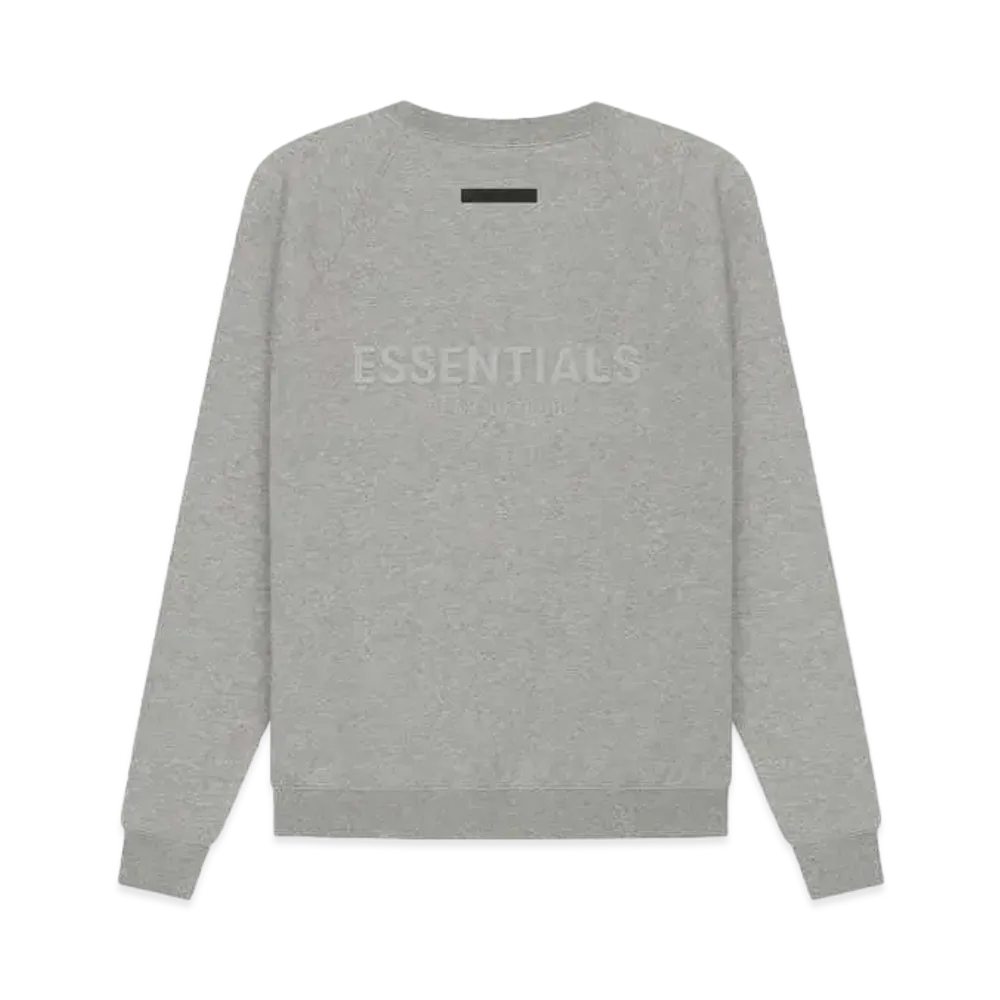 FEAR OF GOD ESSENTIALS Pull-Over Crewneck "Dark Heather Oatmeal"