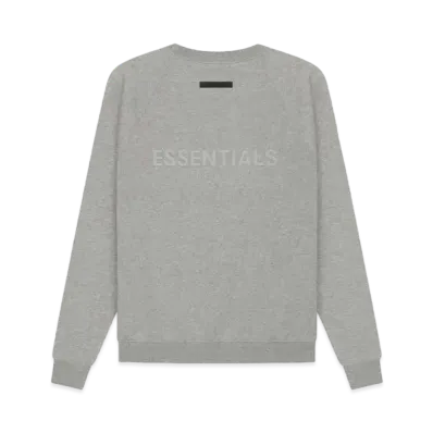 FEAR OF GOD ESSENTIALS Pull-Over Crewneck "Dark Heather Oatmeal"