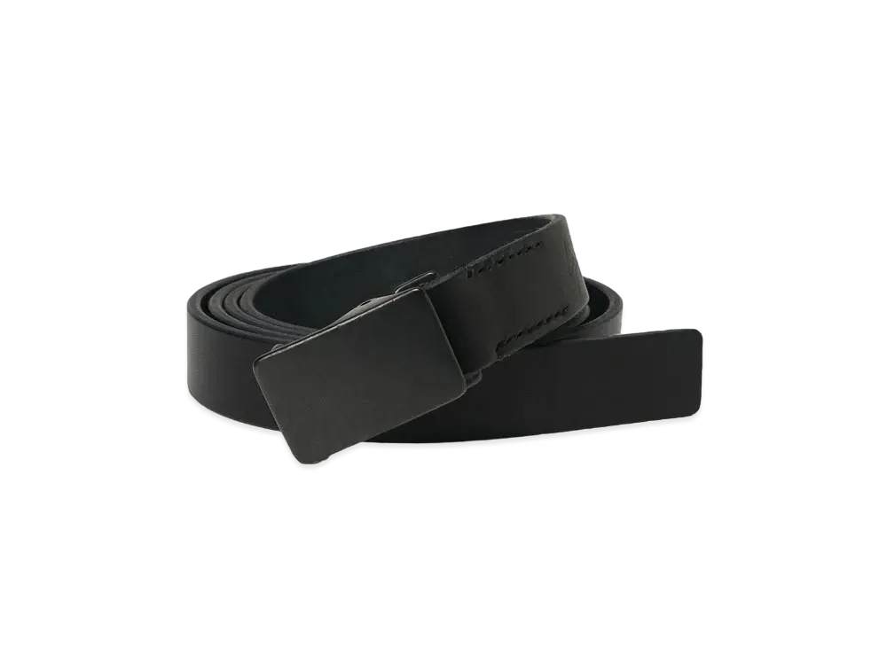 Yohji Yamamoto Pour Homme THICK SOFT LEATHER 24MM FREE BELT "Black"