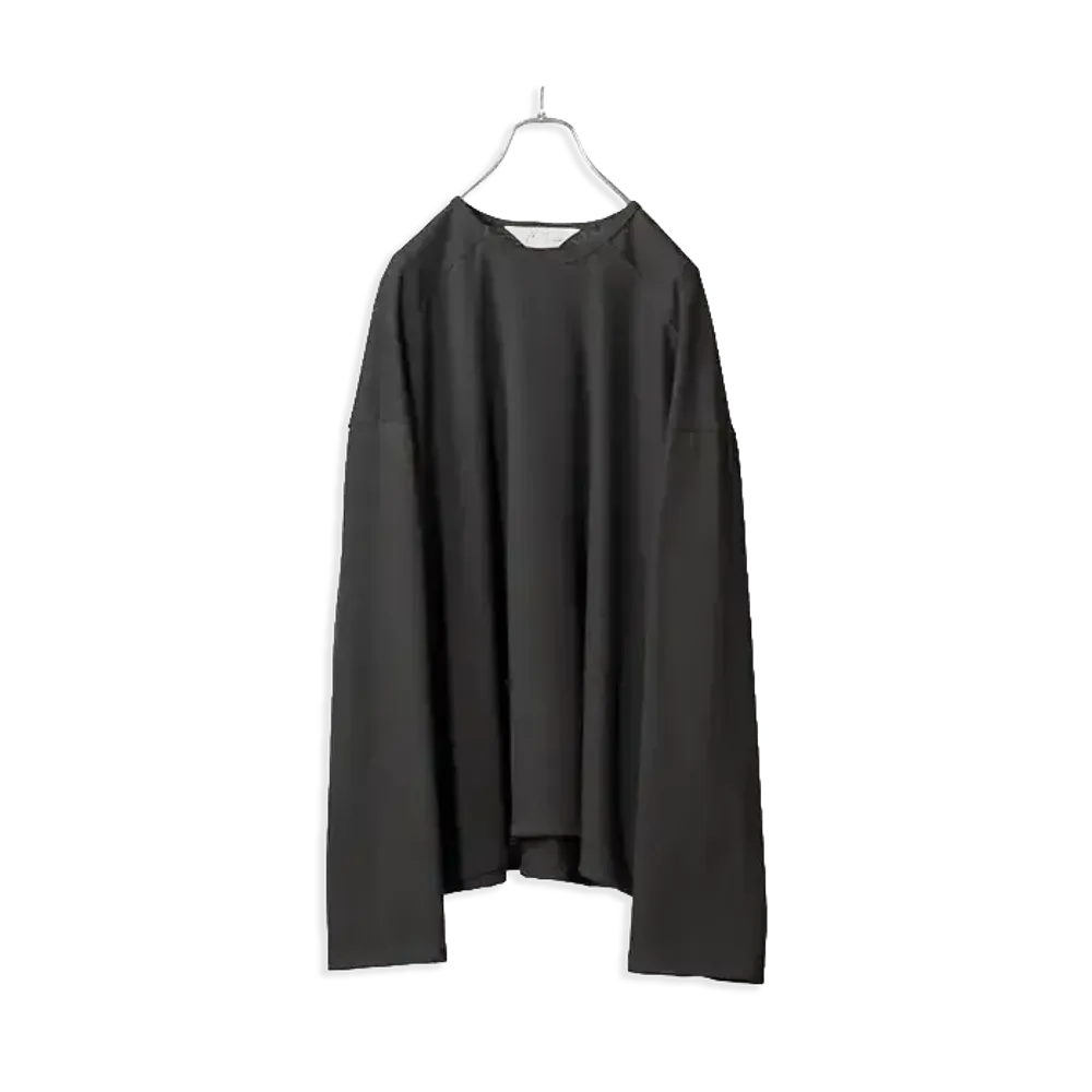 ANCELLM C/R LS T-Shirt "Black"