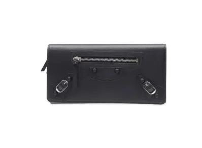 BALENCIAGA Classic Sheepskin Wallet "Black"