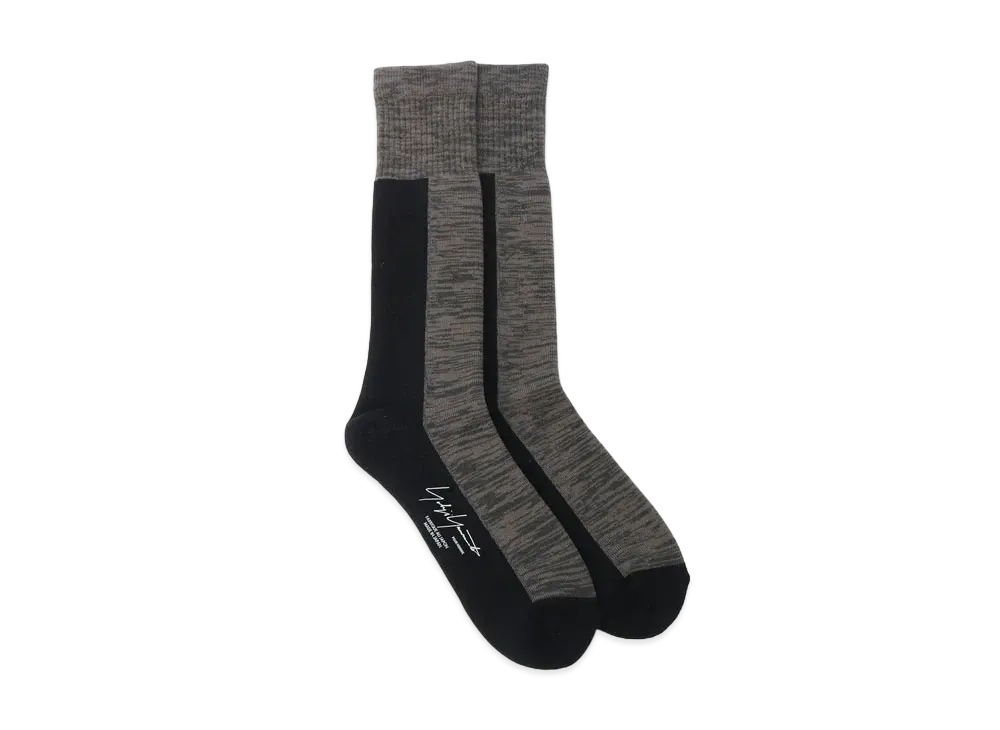 Yohji Yamamoto Pour Homme 32/-C/AC PILE LONG SOCKS "Gray"