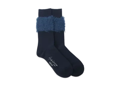 Yohji Yamamoto Pour Homme C/AC MOHAIR SOCKS "Navy"