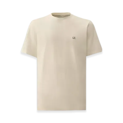 C.P. Company 30/1 Jersey Back Goggle T-Shirt "Gauze White"