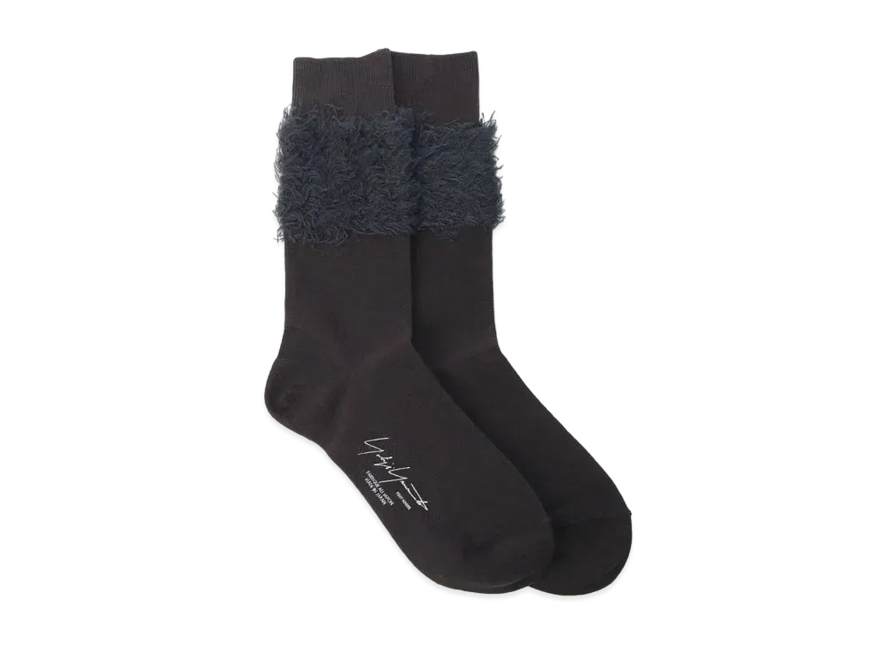 Yohji Yamamoto Pour Homme C/AC MOHAIR SOCKS "Grey"