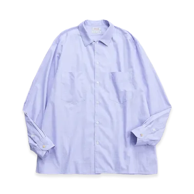 NICENESS Romeo Dead Stock Light Blue Pattern Dress Shirt "Blurred Check"