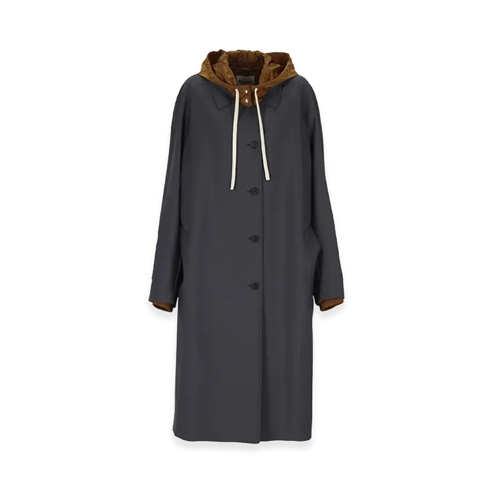 MIU MIU Women's Coats "Dark Gray"