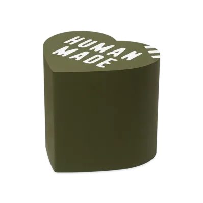 HUMAN MADE Heart Urethane Stool "Olive Drab"