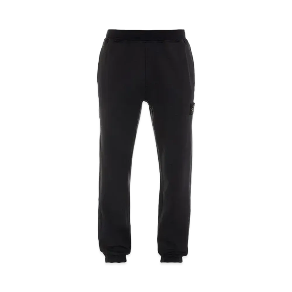Stone Island 63347 COTTON NYLON FLEECE_REGULAR FIT "Black"
