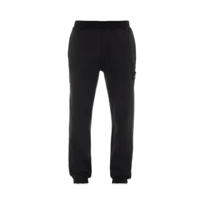 Stone Island 63347 COTTON NYLON FLEECE_REGULAR FIT "Black"