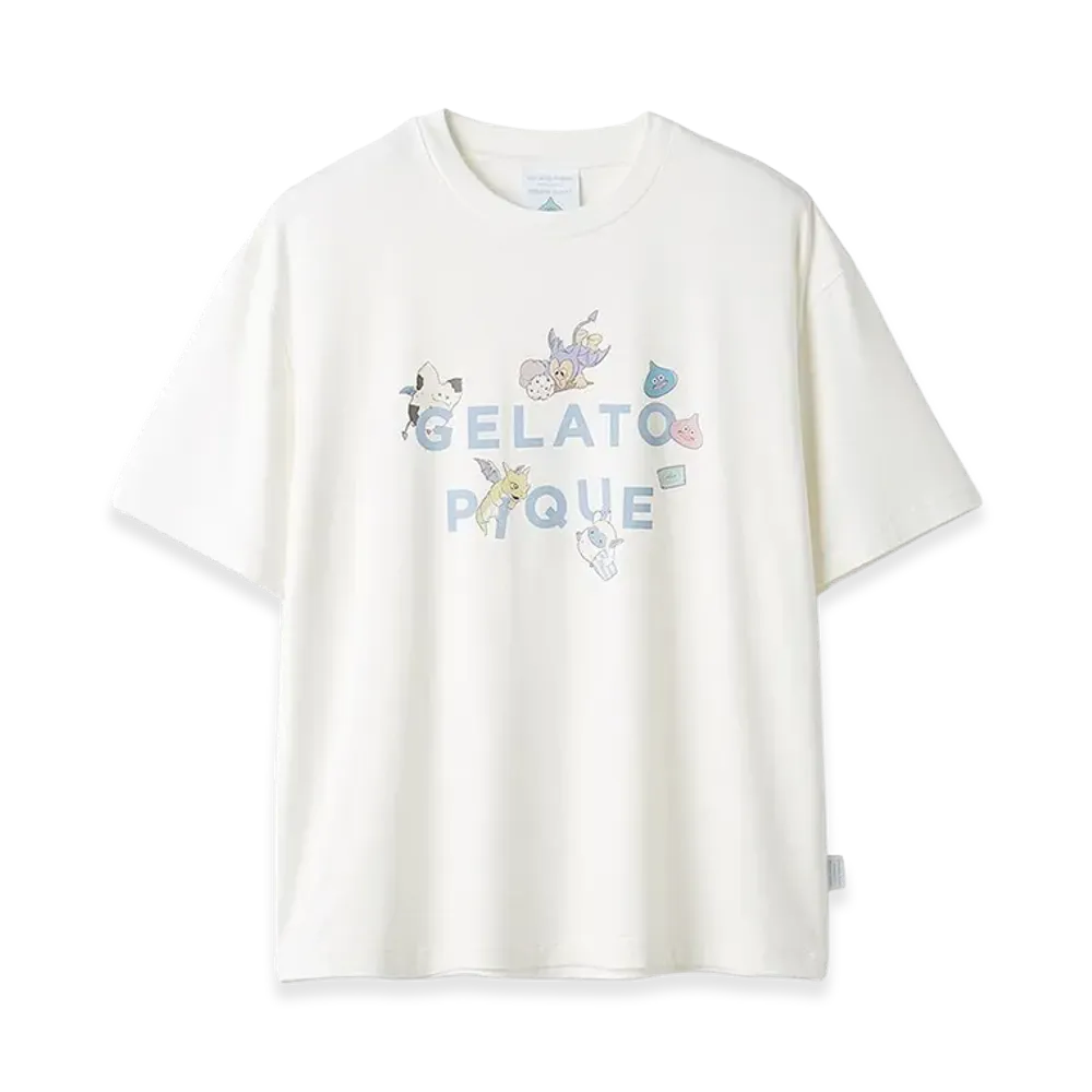 GELATO PIQUE x DRAGON QUEST One Point T-Shirt "Off White"