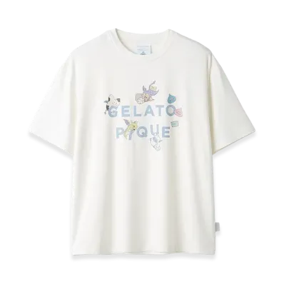 GELATO PIQUE x DRAGON QUEST One Point T-Shirt "Off White"