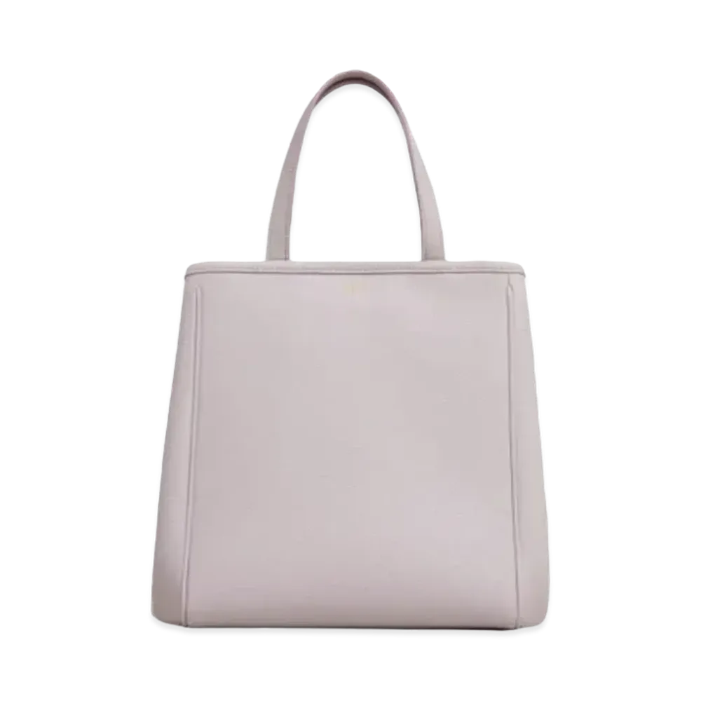 CELINE Small Folded Cabas in Grained Calfskin "Lavender Grey"