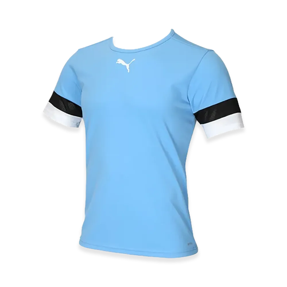 PUMA teamRISE Match Shirt "Team Light Blue/Puma Black"