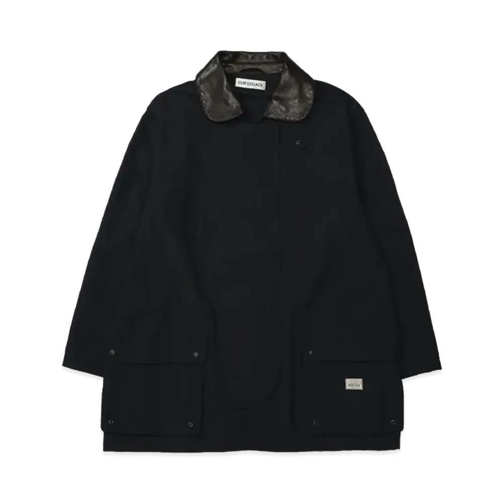 Stussy x Our Legacy Work Shop Fireman Jacket "Black Nylon Cordura"