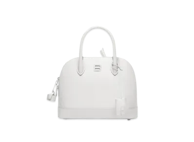 BALENCIAGA Women's Ville Supple Small Top Handle Bag "White"