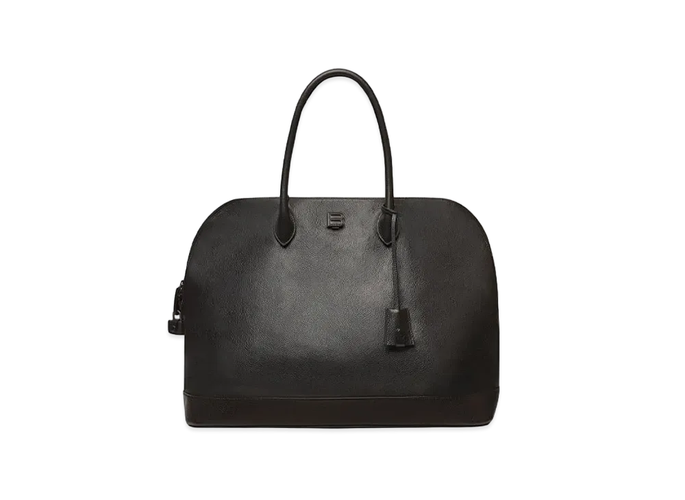 BALENCIAGA Logo Projector Large Handbag "Black"