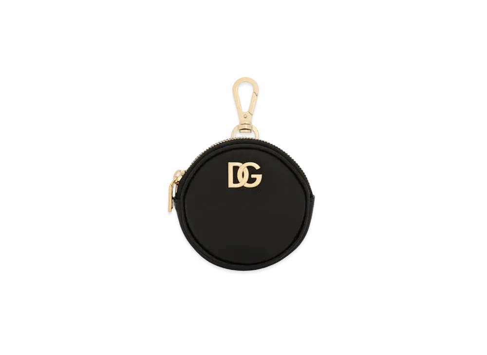 Dolce&Gabbana Coin Case Calfskin DG Logo "Black"