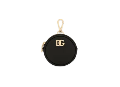 Dolce&Gabbana Coin Case Calfskin DG Logo "Black"