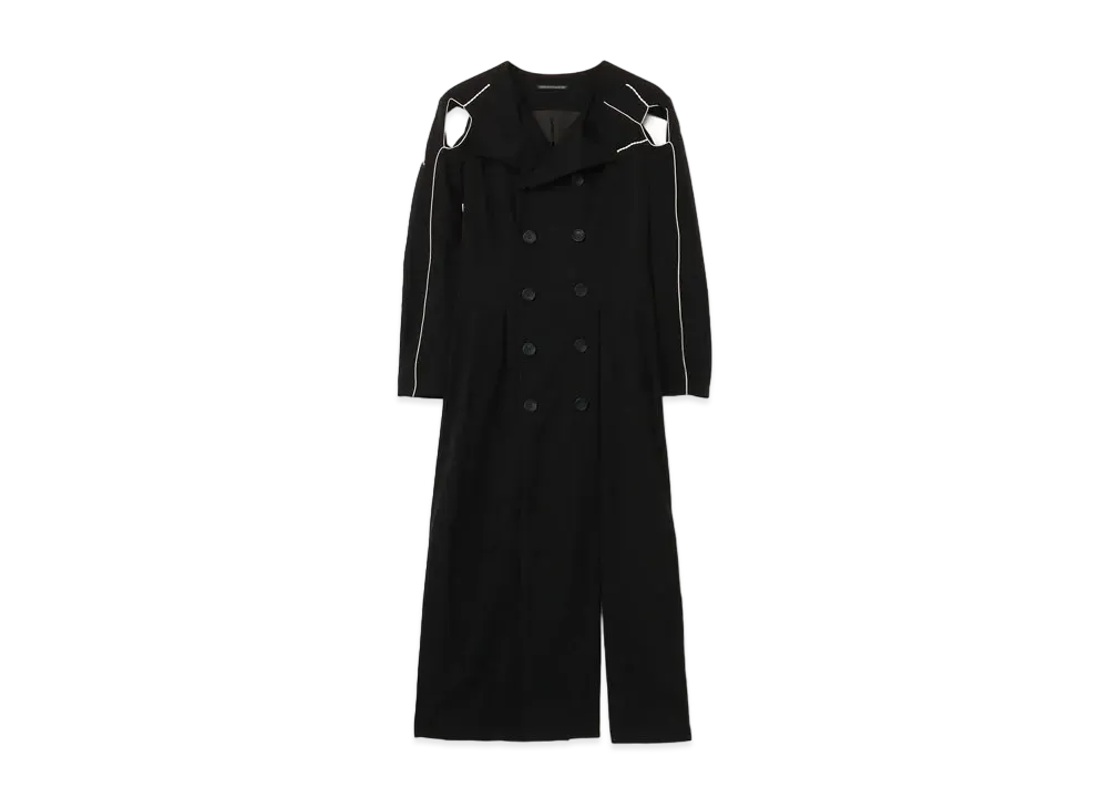 Yohji Yamamoto CU/RY TUXEDO WHITE ELASTIC W FRONT C "Black"