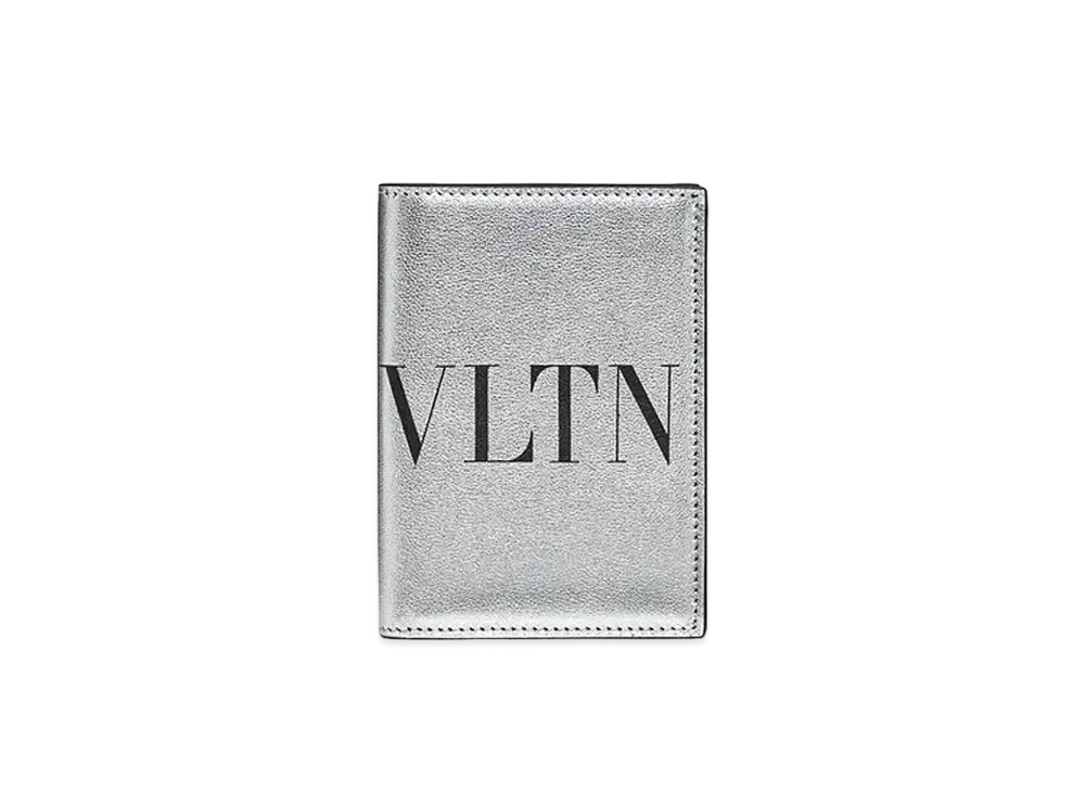 Valentino VLTN Card Case "Silver/Black"