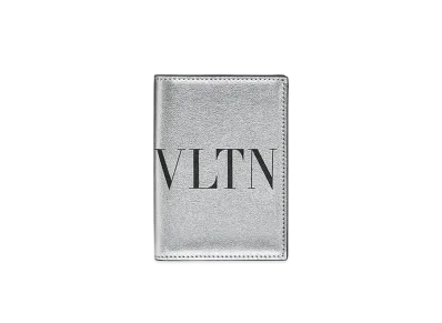 Valentino VLTN Card Case "Silver/Black"